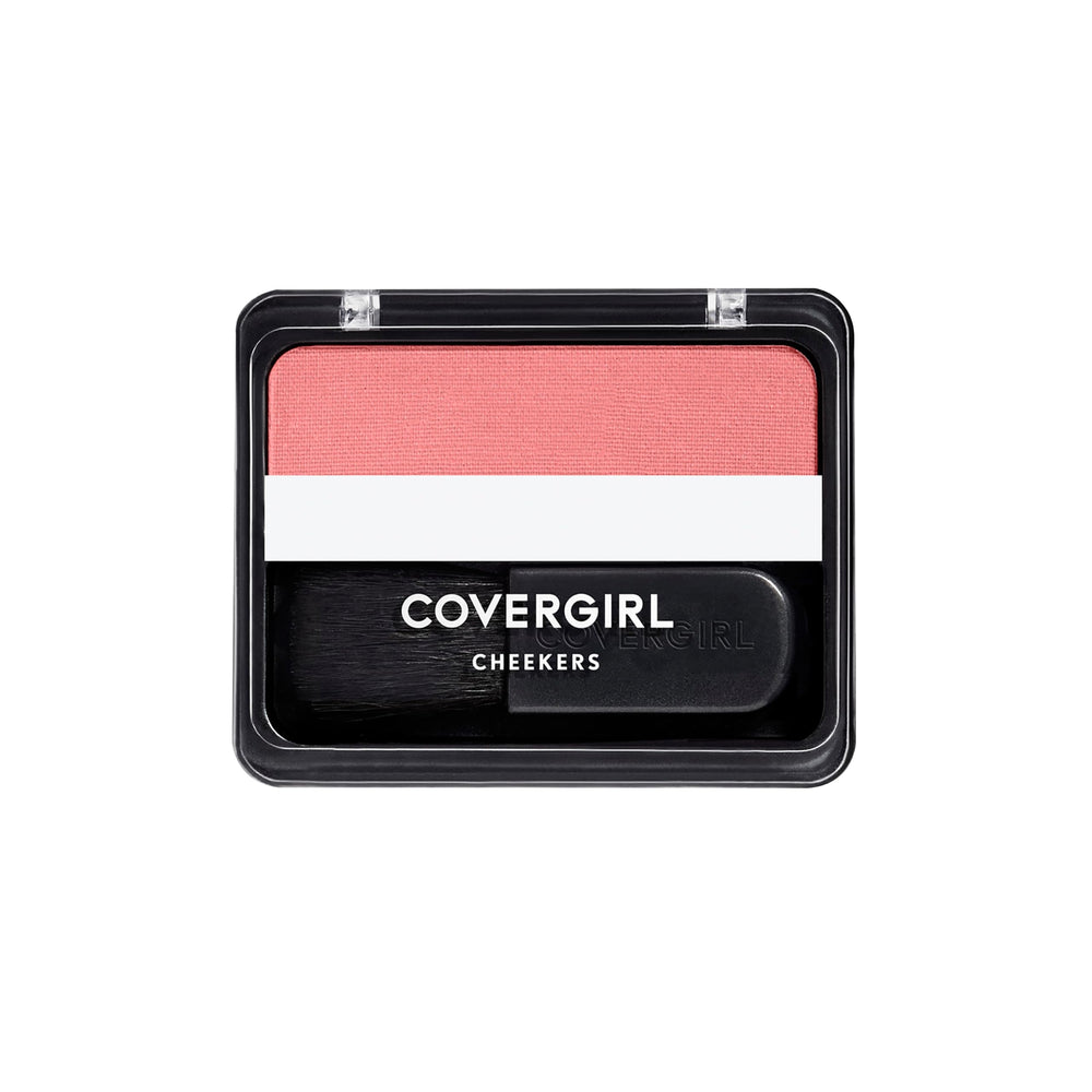 CoverGirl Cheekers Blush compact open showing soft natural color for everyday wear.