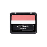 CoverGirl Cheekers Blush compact open showing soft natural color for everyday wear.
