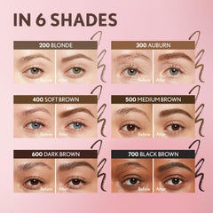 Covergirl Clean Fresh Brow Filler Pomade con acabado mate suave para aspecto natural.