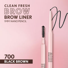 CoverGirl Clean Fresh Brow Nano, punta ultrafina para trazos finos y naturales