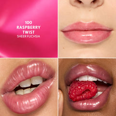 COVERGIRL Clean Fresh Squishy Glaze bálsamo labial uva algodón de azúcar, dulzura suave