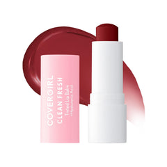 CoverGirl Clean Fresh Tinted Lip Balm Bliss You Berry swatch showing hydrating color