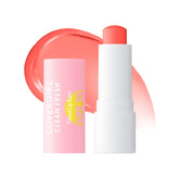 COVERGIRL Clean Fresh Tinted Lip Balm SPF 15 swatch shows vibrant orange shade with lasting hydration.
