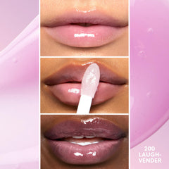 COVERGIRL Clean Fresh Yummy Gloss swatch reveals berry glow.