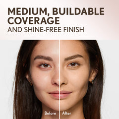 Close-up of Covergirl Clean Invisible Pressed Powder texture shows silky, non-cake finish.