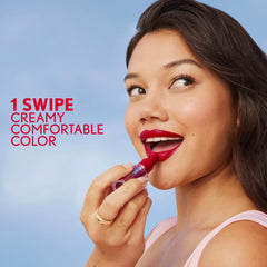 CoverGirl lipstick packaging with clean vegan branding