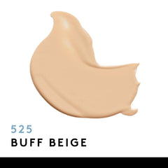 CoverGirl Clean Matte Foundation swatch on skin demonstrating matte finish