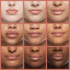CoverGirl Continuous Color Lipstick Shimmer Bronzed Peach 015 close-up demonstrates up to six hours of wear.