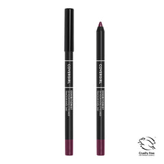 COVERGIRL Exhibitionist burgundy gel eyeliner swatch showing rich pigment.