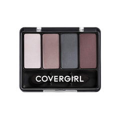 COVERGIRL Eye Enhancers 4-Kit palette front shows versatile shades for seamless day-to-night blends.
