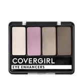 CoverGirl Eye Enhancers four-shade collection close-up for versatile looks.