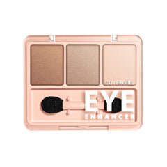 Covergirl Eye Enhancers Shimmering Sands compact swatch for day to night versatility.