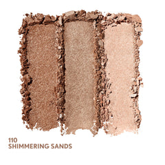 Covergirl Eye Enhancers Shimmering Sands night look swatch with richer glow.