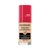 Covergirl Outlast Extreme Wear base 3-en-1 para acabado natural y duradero.