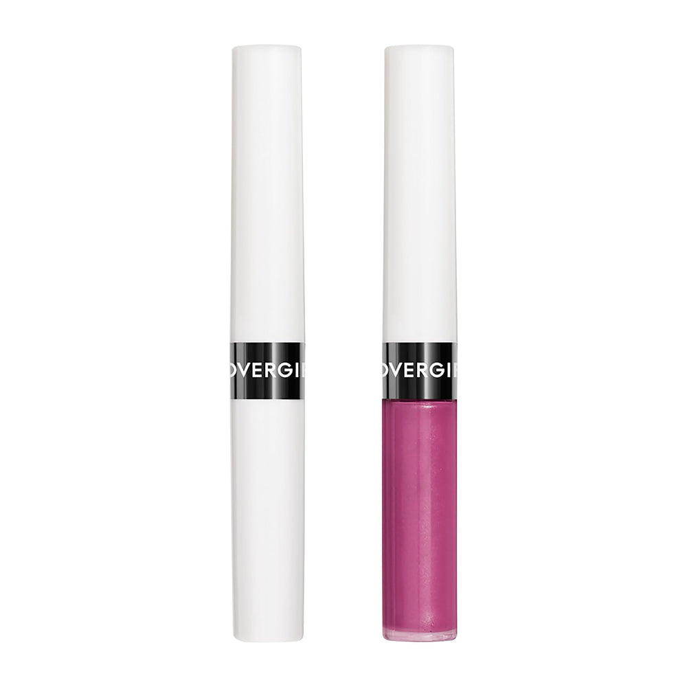 COVERGIRL Outlast Lip Color muestra la aplicación en dos pasos para un color duradero