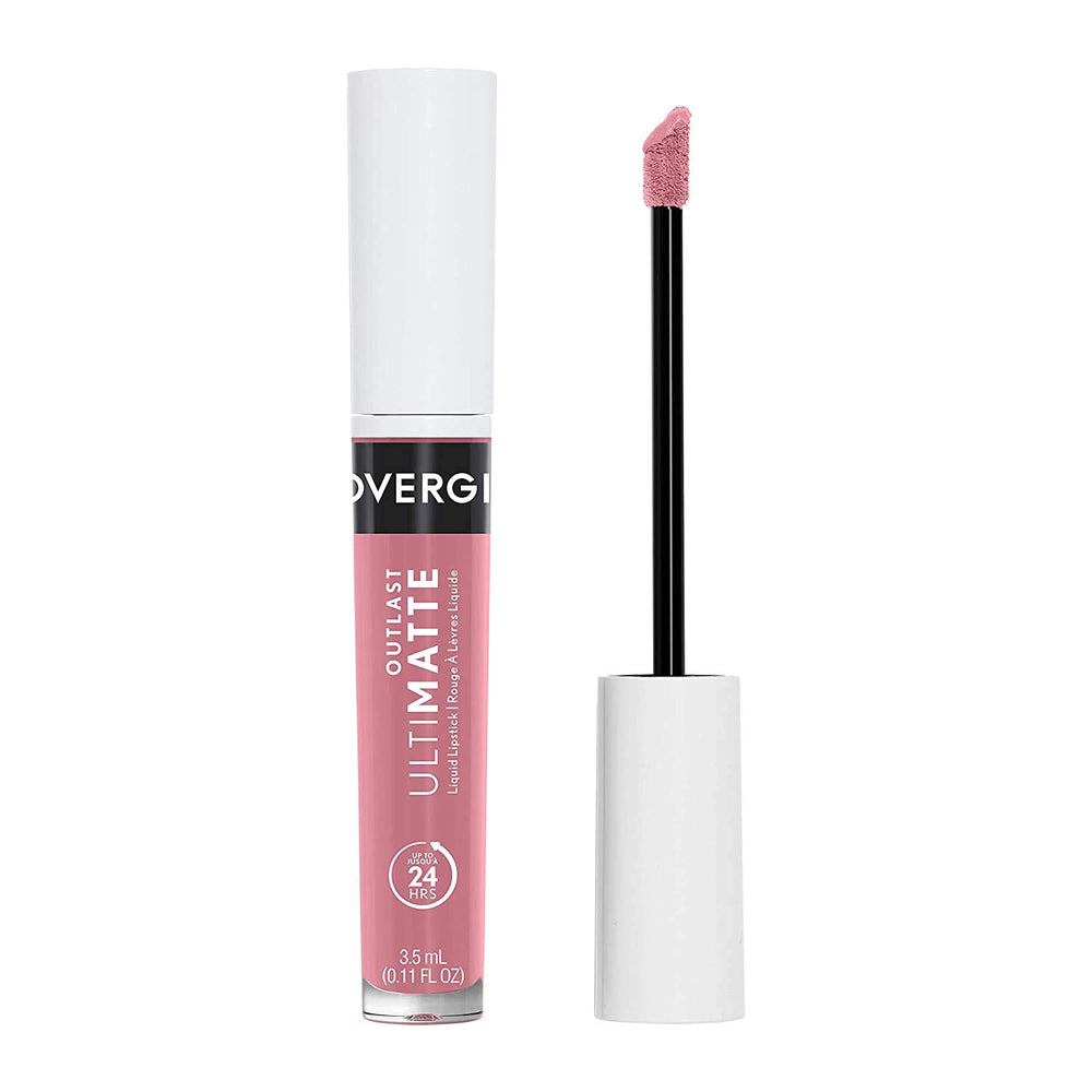 CoverGirl Outlast Ultimatte packaging with vegan and cruelty-free matte Rose Yay shade.