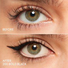 CoverGirl Perfect Point Plus Lashline waterproof formula lasts all day without transfers.