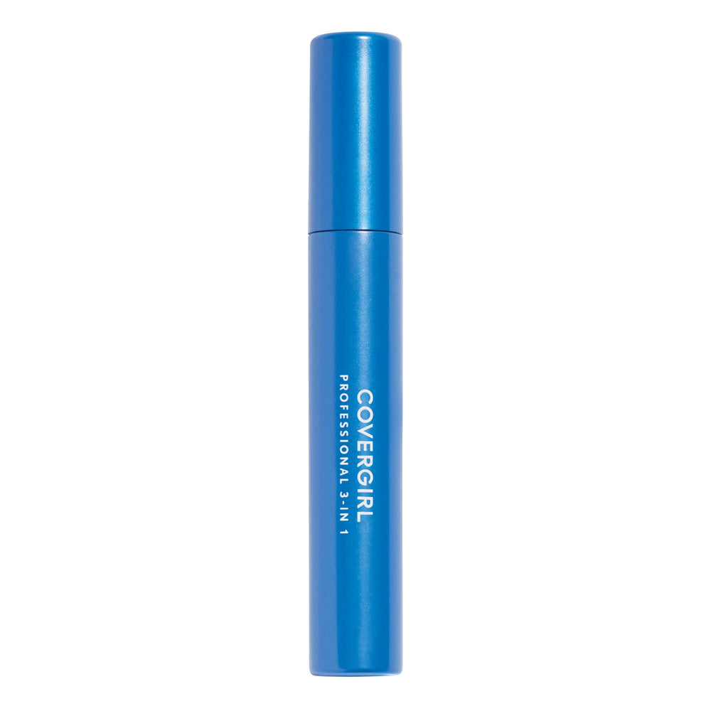 CoverGirl Professional 3-in-1 straight brush mascara wand for defined lashes in 210 Black Brown with comfortable wear