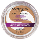COVERGIRL Simply Ageless, botella con aplicador para cobertura antiarrugas suave