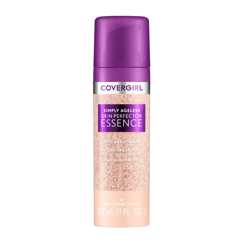 Covergirl Simply Ageless Fundacion Essence Frasco: tono ligero para un aspecto natural.