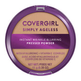 CoverGirl Simply Ageless polvo compacto, aplicación cremosa para suavizar líneas finas.
