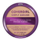 COVERGIRL Simply Ageless polvos prensados en empaque compacto para retoques diarios