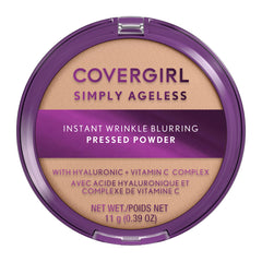 COVERGIRL Simply Ageless polvos prensados en empaque compacto para retoques diarios