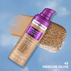 CoverGirl Simply Ageless: textura gel para hidratación instantánea y 24 horas.