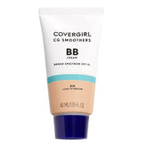 COVERGIRL Smoothers BB Cream tube packaging showcases compact hydration and easy coverage.