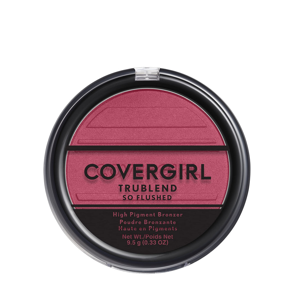 CoverGirl So Flushed Temptation blush compact delivering bold color with easy application.