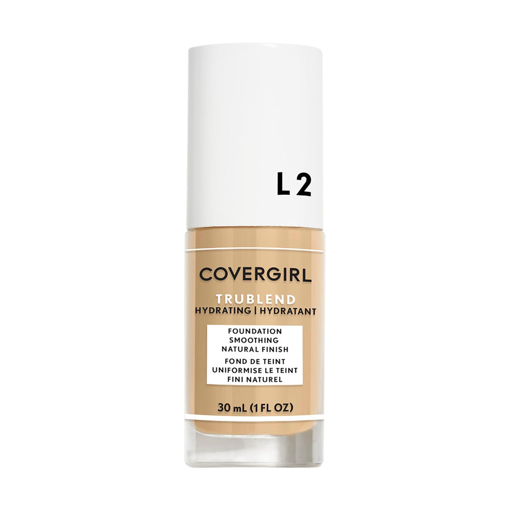 CoverGirl TruBlend foundation bottle in Classic Ivory L2 for daily wear.