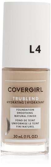 CoverGirl TruBlend matte foundation bottle Classic Beige L4 for a long-lasting matte look.