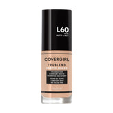 COVERGIRL TruBlend fundación en botella para un acabado mate natural.