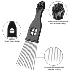 CPOXITI rounded-teeth reduce scalp irritation during combing.