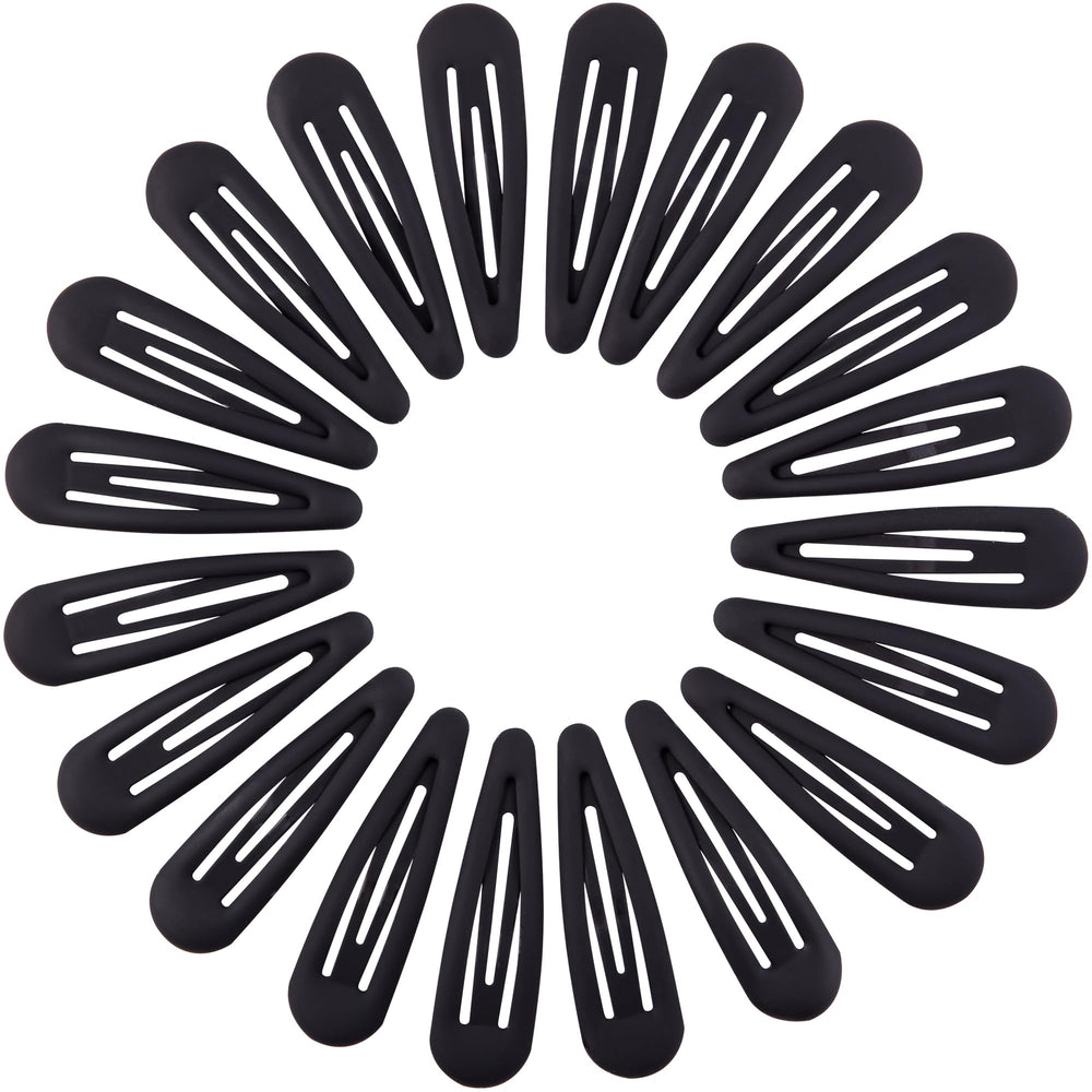 Prendedor Cptots pequeño negro mate para fijar mechones sin resbalar