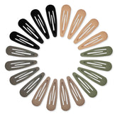 Cptots matte black hair barrette clip provides secure no-slip hold for fine hair.