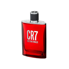 CR7 Cristiano Ronaldo eau de toilette bottle with sleek rectangular design for everyday wear.