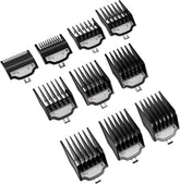 CR8GR8 Wahl guards collection shows 10 pieces for versatile hair lengths.