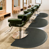 Crablux salon mat front view with large surface for long styling sessions.