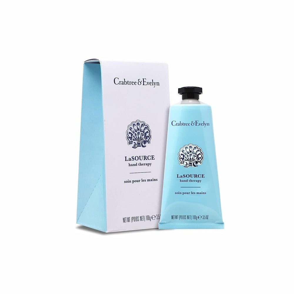 Crabtree & Evelyn La Source crema manos ofrece hidratación intensa para piel suave.