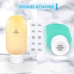 Craftisan leak-proof travel bottles 2oz ensuring mess-free packing.