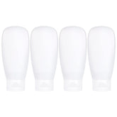 Craftisan travel bottles set 4-pack leakproof for TSA carry-on use