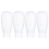 Craftisan TSA-approved travel bottles 2oz set for leak-proof carry-on travel.