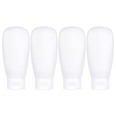 Craftisan TSA-approved travel bottles 2oz set for leak-proof carry-on travel.