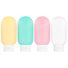 Craftisan tsa-approved travel bottles set 4-pack ready for carry-on organization.