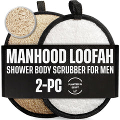 CraftsOfEgypt lufa natural para hombres en la ducha, exfoliación suave