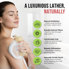 CraftsOfEgypt luffa facial, limpieza suave para el rostro durante el spa diario.