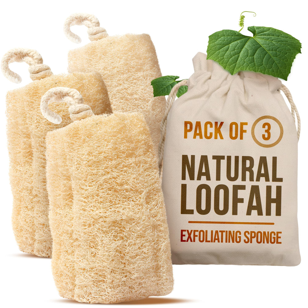 CraftsOfEgypt luffa para cuerpo en la ducha, exfoliación suave y revitalizante.