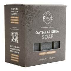Crate 61 Organics, barra con arcilla Kaolín para limpieza suave.