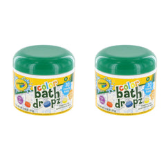 Crayola Dropz para baño, bolas de color que se disuelven rápido y sin fragancia.